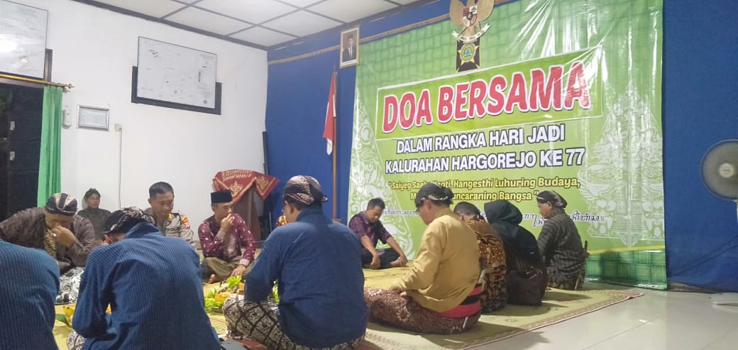 Malam Tirakatan Dalam Rangka Hari Jadi Hargorejo ke-77